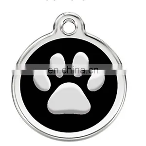 Dog Tags Pet Tags Cat Tags With Round Paw Shape thumbnail-2