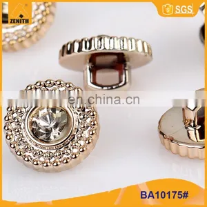 Abs Plastic Rhinestone Button BA60175 thumbnail-3