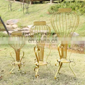 Metal Vase Stands Centerpiece For Flower Holder Party Home Wedding Decoration thumbnail-1
