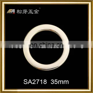 SA2718 Gold Color Round Metal Circle Custom Bag Accessory o Ring Buckle for Bags Strap thumbnail-4