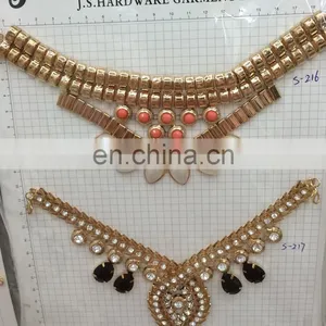 2016 Hot Sell Metal Chain Rhinestone Metal Chain Collar Diamond Drill Chain----rhinestone Trimming Pearl Chain Factory Sale thumbnail-4