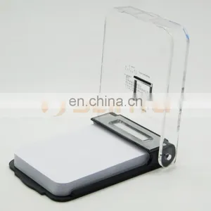 Foldalbe Business Gifts Transparent PP Sticky Notes Box Customized Logo thumbnail-4