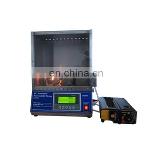 Textiles 45 Degree Flammability Tester Burning Test Machine thumbnail-1