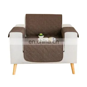 Zhejiang Factory Checker Quilting Furniture Protector I Shape Sofa Cover thumbnail-5