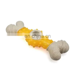 Semi-transparent Color Pet Toys Dog Bone Chew Toy for Aggressive Chewers Dog Bone Toy thumbnail-3