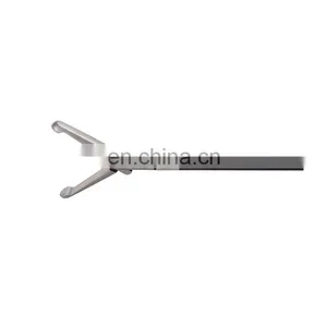 Geyi Autoclavable Laparoscopic Instruments Veternary Surgery 2.8mm Vertical Teeth Hollow Forceps for Animal thumbnail-2