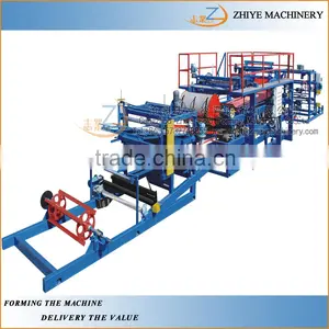 Rock Wool Sandwich Panel Machine/fireproof Rock Wool Sandwich Tiles Making Line thumbnail-5