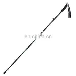Aluminum Alloy Folding Stick Ultra Light Mountaineering Cane Telescopic Trekking Poles Walking Stand Climbing Camping Cane thumbnail-3