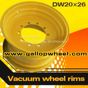 Steel Agricultural Vacuum Wheel Rims DW20X26 for 23.1-26 Tires thumbnail-1