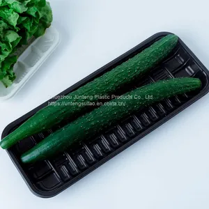Customize Supermarket Disposable Vegetable pp Tray Frozen Meat Packaging Tray Fruit Fresh Food Trays thumbnail-4