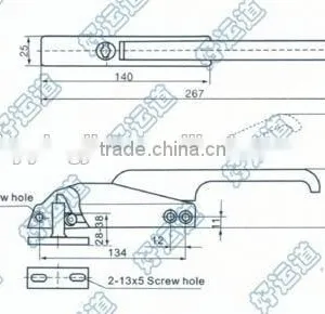 09100 Refrigerated Trailer Hinges or Refrigerated Trucks Hinge thumbnail-2
