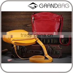 2016 Guangzhou Genuine Leather Shell Bag Shoulder Bags Handbag Messenger Bag for Women thumbnail-1
