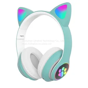 NTS-28 Bluetooth Headphone With Cat Ear & Flashing Light thumbnail-2