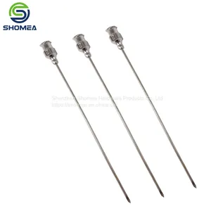 Shomea Customized 11G-32G Stainless Steel Long Lancet Needle With Luer Lock thumbnail-1