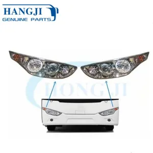 Golden Dragon Lamp XML6101 XML6111 XML6791 Bus Parts HJQ-086-RH 5-0010 Customised Headlight for Bus Front Light thumbnail-1