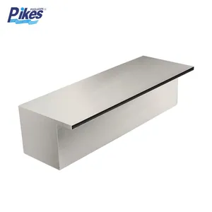 High Quality 304 Stainless Steel Pool Fountain Designed for Seawater Use Waterfall Spillway for Garden Outdoor thumbnail-1