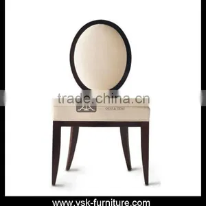 DC-049 Elegant Round Back Oak Furniture Dining Chair thumbnail-1