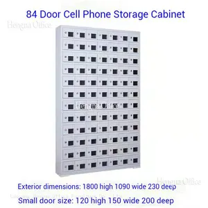 12 24 30 60 Doors Mobile Phone Charging Cabinet Kiosk With Individual Key Lock- Professional Manufacturer thumbnail-5