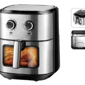 Air Fryer Independent Dual Knob Multifunctional（Wechat:13510231336） thumbnail-1