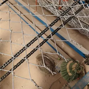 ISO9001 Certified 8 Feet Tall Chain Link Fence Roll for Nigeria Market thumbnail-5