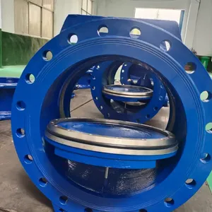HH47X Ductile Iron DN500 DN700 Tilting Disc Non Return Check Valve Flange Sewage Check Valve for Water Pump thumbnail-4