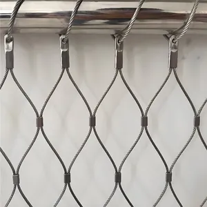 Flexible Stainless Steel Mesh Rope System for Zoo Enclosures & Barriers thumbnail-3