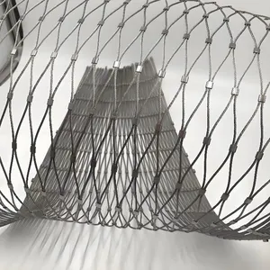 304 Stainless Steel Rope Mesh With 7x7 Wire Structure for Fall Protection thumbnail-1
