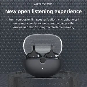 New Private Mold Bluetooth Earbuds J80 Ear-clip TWS Headphones Bluetooth 6.0 thumbnail-1
