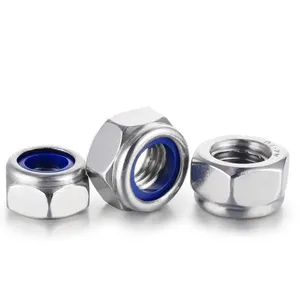 High Quality Carbon Steel DIN 985 Hex Nylon Insert Lock Nut thumbnail-4