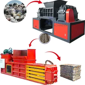 Scrap Iron Steel Metal Double Axis Shredder Scrap Metal Hydraulic Baler EPC thumbnail-1