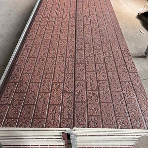 Manufacturer-Supplied Popular Waterproof Heat-Insulating Metal Decorative Wall Panels Exterior Wall Sandwich Panels for thumbnail-2