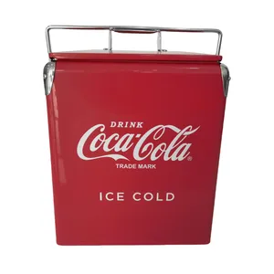17L PP Cooler Box Vintage Cooler Bag Ice Box Wine Cooler Rolling Chiller Customizable Insulated Promotional Gift Wine Fridge thumbnail-4