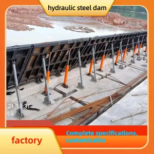 Hydraulischer Stahlstauwehr für städtische Hochwasserschutz und Entwässerung thumbnail-2
