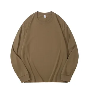 Long-sleeved Cotton T-shirt With a Round Neckline thumbnail-1