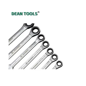 Shangke Tools Ratschen-Kombinationsschlüssel, Kombinierte Ratschen-Design, Kombination aus offener Spitze und Ratschen-Buchspitze thumbnail-4