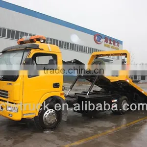 Dongfeng 4ton Wrecker Tow Trucks for Sale,4x2 Wrecker Towing Truck One Tow Two thumbnail-1