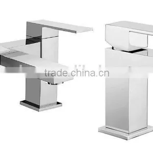 Single Lever Chrome Side Action Mono Basin Mixer Tap Waterfall Basin Bathroom Faucet NO.B002 thumbnail-3