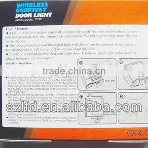 Led Logo Customed Car Door Shadow Projector Light Led Door Courtesy Ghost Light With Any Car Logo Lamp thumbnail-3