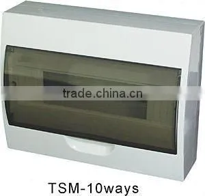 TSM-10ways Surface Distribution Box(Electrical Distribution Box,Plastic Enclosure) thumbnail-1
