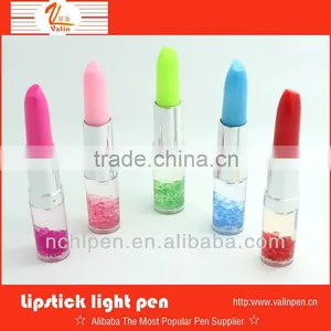 2013 Noverty Toy Plastic Lipstick Ball Pen With a Light Pen thumbnail-1