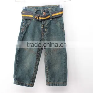 Baby's Large Quantity Stocklot Jeans With Belt thumbnail-1