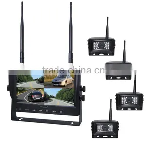 2016 Cheap Price 7inch 120m 2.4G Digital Wireless Reversing Truck Survailance Camera System With IR and Audio thumbnail-3