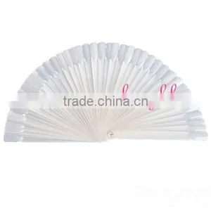 Plastic Fan Shape Nail Art Polish Color Chart With 50tips thumbnail-1
