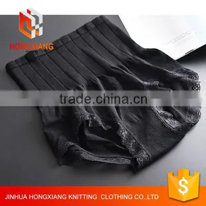 Seamless Shorts High Waist Abdomen 4-color Box Lace Triangle Sexy Body Sculpting Shorts thumbnail-4