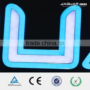 Wifi Wireless Acrylic Front-lit RGBW Led Digital Scrolling Letter Sign Display thumbnail-2
