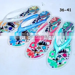 2015 Flip Flops Hot Sale PVC Ladies Slippe thumbnail-1