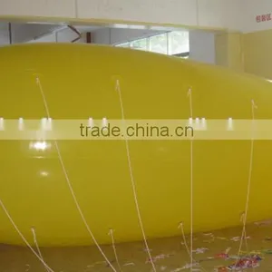 6mL Yellow PVC Inflatable Balloon Helium Blimp Helium Balloon thumbnail-3