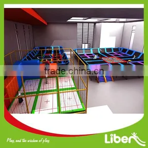 Large Indoor Trampoline With Foam Pit and Dodge Ball, Professional Gymnastic Commercial Trampoline for Sale, 5.LE.X3.404.325.00 thumbnail-2