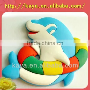 3d Soft Plastic Custom Round Metal Fridge Magnet thumbnail-1