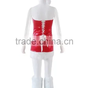 2014 Women Adult Snow Queen Costume Santa Claus Dresses for Women thumbnail-2